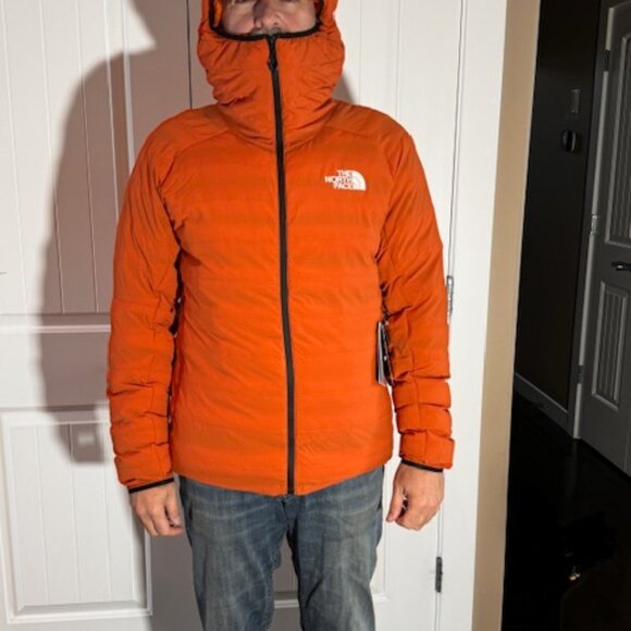 North Face Summit L3 50/50 Down Hoodie - Burnt Ochre (Men’s Medium) - Picture 10 of 12